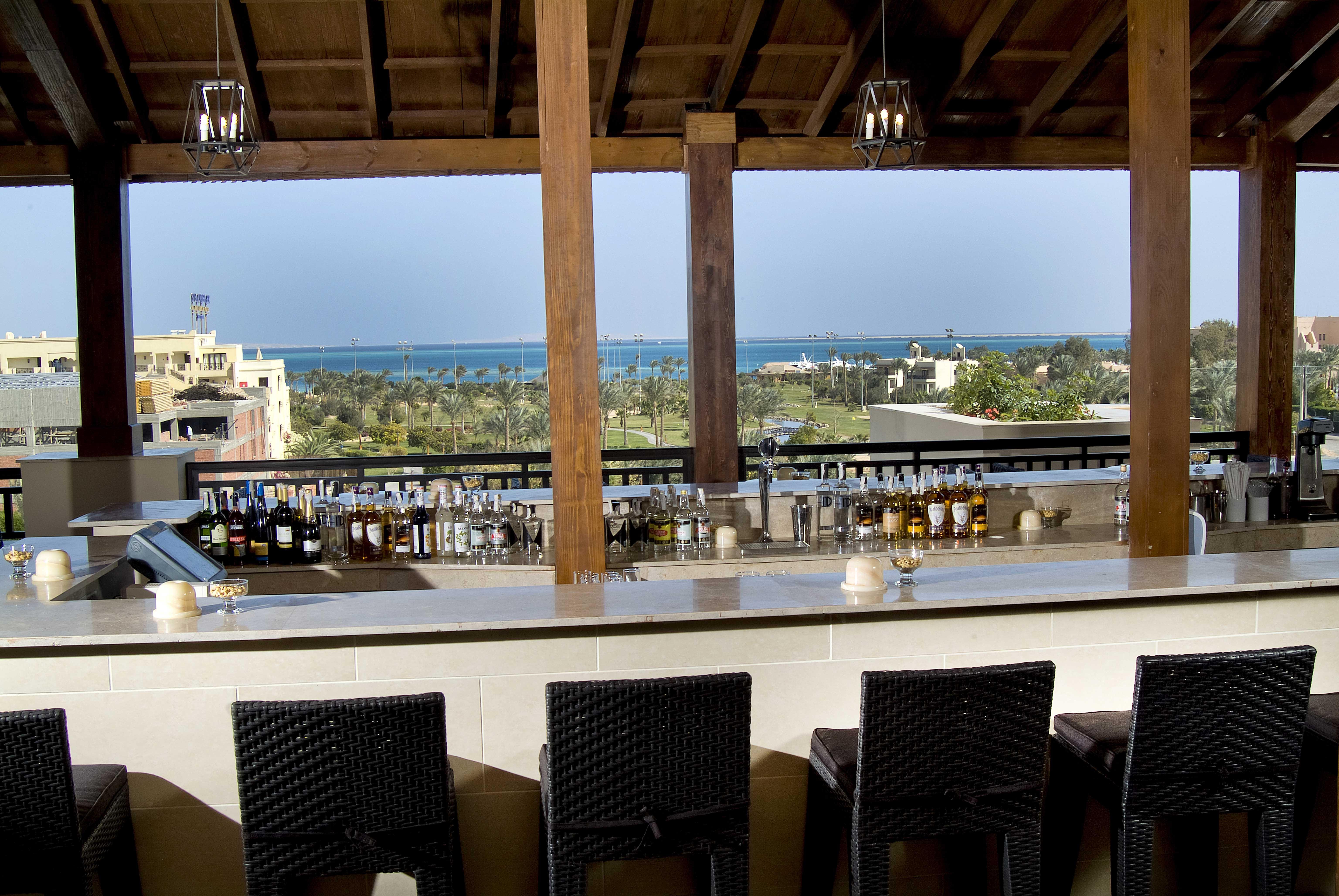 Steigenberger Aqua Magic, All Inclusive Hurghada Esterno foto Sky Bar